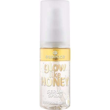 Essence Glow Like Honey Serum Spray Sérum bifásico refreca y revitaliza la piel ofreciendo un acabado luminoso con aroma a miel 50 ml