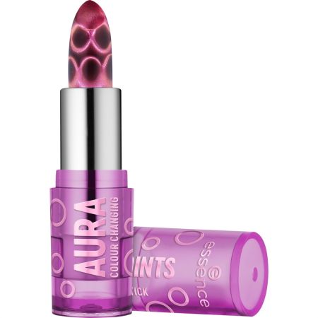 Essence Aura Points Colour Changing Lipstick Barra de labios acabado brillante y transparente que se adapta al instante para un aspecto radiante natural