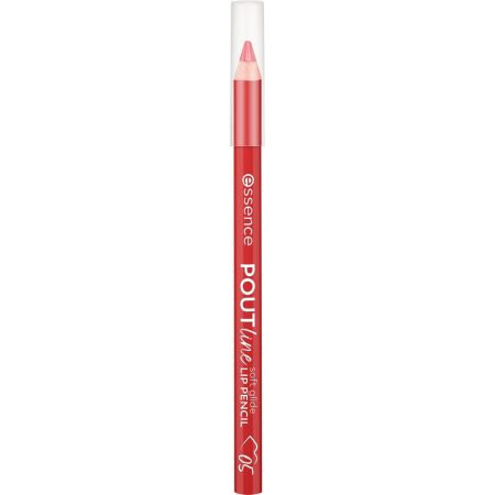 Essence Poutline Soft Glide Lip Pencil Perfilador de labios de textura cremosa y cobertura completa ofrece una definición impecable