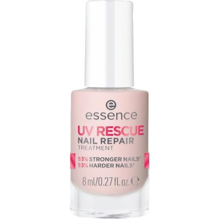 Essence Uv Rescue Nail Repair Treatment Tratamiento de uñas ultrabrillante y ligero fortalece suaviza y protege sellando los bordes pelables