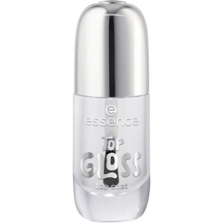 Essence Gel Nail Polish Top Gloss Top Coat Tratamiento superior de rápido secado ofrece fijación extralarga y acabado gel superbrillante