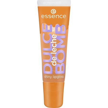 Essence Dulce De Leche Bomb Shiny Lipgloss Brillo de labios no pegajoso con delicioso aroma ofrece un acabado ultrabrillante y precioso