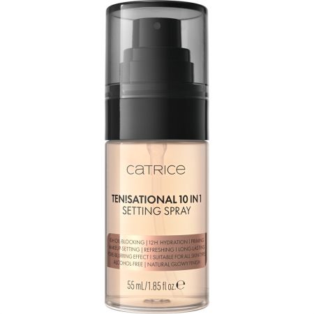 Catrice Ten!Sational 10 In 1 Setting Spray Spray fijador de maquillaje hidrata calma ilumina y cuida controlando la grasa hasta 24 horas 55 ml