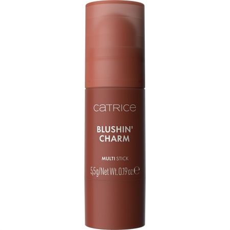 Catrice Blushin' Charm Multi Stick Barra de labios y colorete de textura cremosa no pegajosa y ligera ofrece aspecto nutrido y saludable