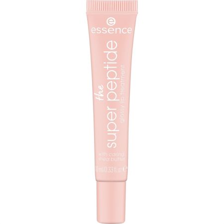 Essence The Super Peptide Glossy Lip Treatment Tratamiento labial de fácil e higiénica aplicación ofrece aspecto voluminoso y acabado no pegajoso