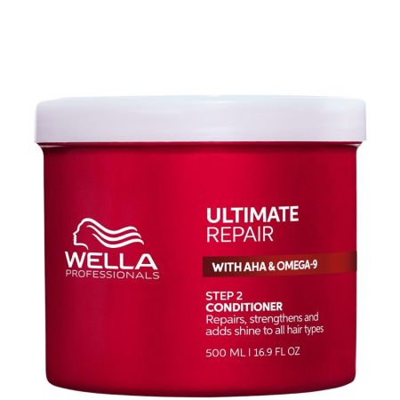 Wella Professionals Ultimate Repair Conditioner Acondicionador nutritivo ligero y cremoso ofrece suavidad eliminando impurezas para cabello dañado