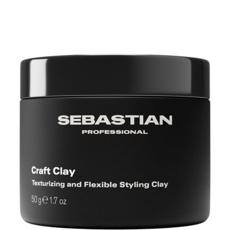Sebastian Professional Craft Clay Texturizing And Flexible Styling Clay Arcilla de peinado oferce fijación flexible y textura remoldeable con acabado mate 50 gr