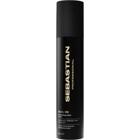 Sebastian Professional Dark Oil Silkening Hair Mist Bruma capilar nutritiva ofrece hasta 3 veces más de suavidad y brillo ofreciendo cuerpo al cabello 200 ml
