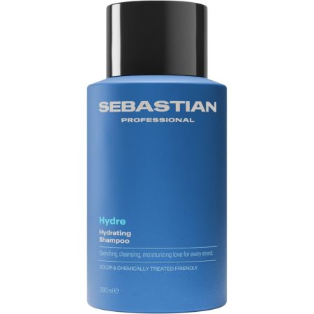 Sebastian Professional Hydre Hydrating Shampoo Champú cremoso hidrata en profundidad ofreciendo brillo y fuerza para cabello seco y deshidratado 280 ml