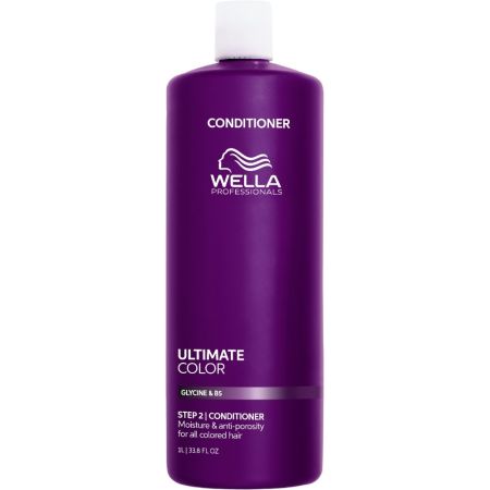 Wella Professionals Ultimate Color Conditioner Step 2 Acondicionador hidratante que ayuda a suavizar las cutículas del cabello y sellar los pigmentos en el interior