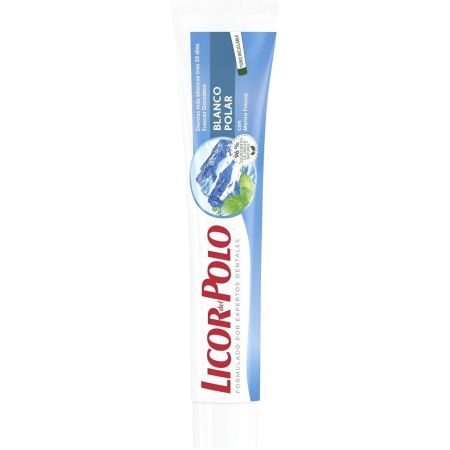 Licor Del Polo Dentífrico Blanco Polar Pasta de dientes ayuda a devolver el blanco natural ofreciendo agradable sensación de frescor 75 ml