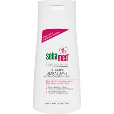 Sebamed Ultrasuave Champú Champú ultrasuave hidrata y nutre ofreciendo volumen y brillo sedoso con agradable aroma 400 ml