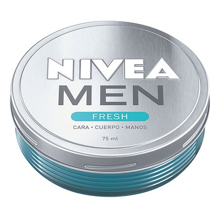 Nivea Men Fresh Crema en lata refrescante para rostro cuerpo y manos 75 ml