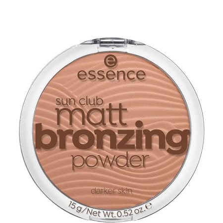 Essence Sun Club Matt Bronzing Powder Lighter Skin Polvos bronceadores efecto super natural y matificador