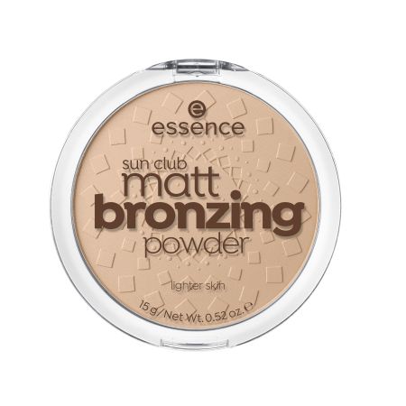 Essence Sun Club Matt Bronzing Powder Lighter Skin Polvos bronceadores efecto super natural y matificador