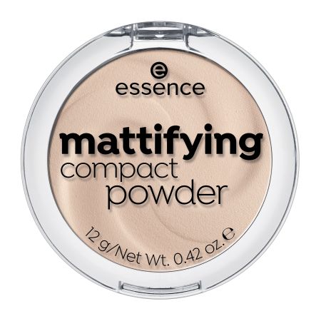 Essence Mattifying Compact Powder Polvos compactos matificantes para acabado duradero y natural