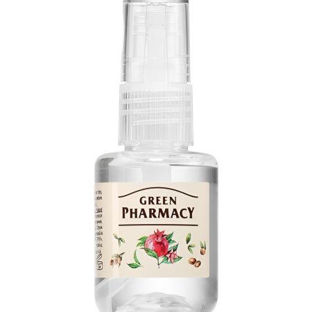 Green Pharmacy Granada Y Aceite De Argán Seda Líquida Suero Sérum líquido para cabello seco o dañado refuerza y da brillo al cabello 30 ml
