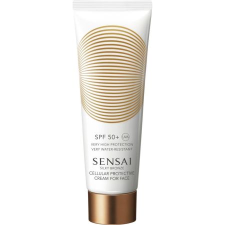 Sensai Silky Bronce Cellular Protective Cream For Face Spf 50+ Protección solar facial antienvejecimiento 50 ml