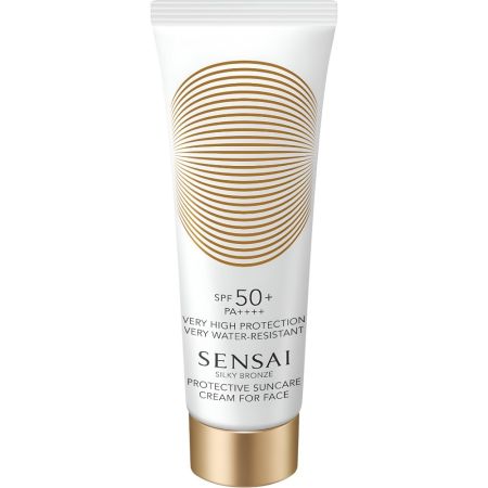 Sensai Silky Bronce Cellular Protective Cream For Face Spf 50+ Protección solar facial antienvejecimiento 50 ml