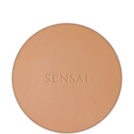 Sensai Total Finish Foundation Recarga Spf 10 Base de maquillaje en polvo de textura cremosa ofrece acabado sedoso y luminosidad natural