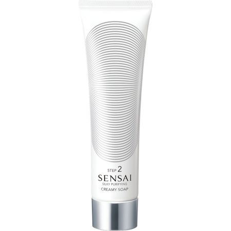 Sensai Silky Purifying Creamy Soap Step 2 Jabón limpiador elimina impurezas y células muertas para piel hidratada y fresca 125 ml