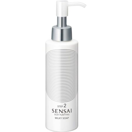 Sensai Silky Purifying Milky Soap Step 2 Jabón limpiador elimina impurezas y células muertas de forma rápida y suave efecto calmante 150 ml