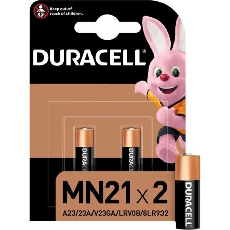 Duracell Pilas Mn21x2 Pilas alcalinas multiusos idóneas para dispositivos de uso cotidiano 2 uds