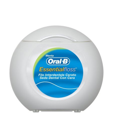 Oral-B Seda Dental Essential Floss Seda dental ayuda a eliminar la placa más difícil sabor menta 50 m