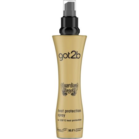 Got2b Guardian Ángel Heat Protection Spray Protector capilar del calor vegano hasta 230ºc controla el encrespamiento cabello hidratado y brillante 200 ml