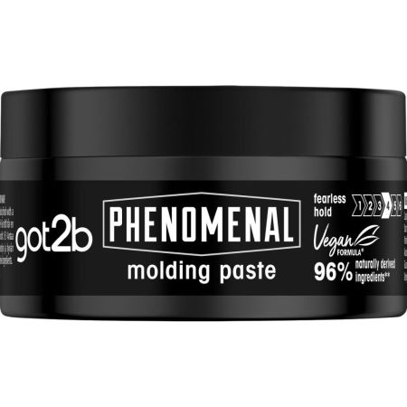 Got2b Phenomenal Molding Paste Nº4 Cera fijadora vegana de fijación media para look natural como recién salido del barbero 100 ml