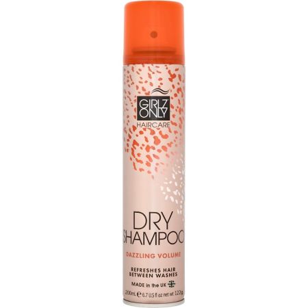 Girlz Only Dry Shampoo Dazzling Volume Champú en seco ofrece voluminosidad y frescura para cabello opaco 200 ml