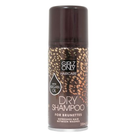 Girlz Only Dry Shampoo For Brunettes Champú en seco con aceite de argán para cabello oscuro