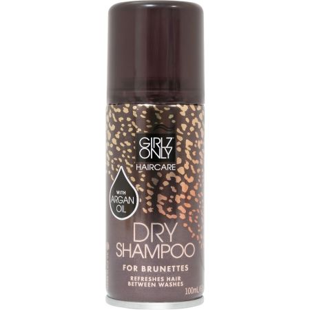 Girlz Only Dry Shampoo For Brunettes Champú en seco con aceite de argán para cabello oscuro