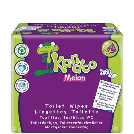 Kandoo Toallitas Wc De Dodot Toallitas wc limpian mejor que el papel higiénico aptas para adultos y niños de todas las edades