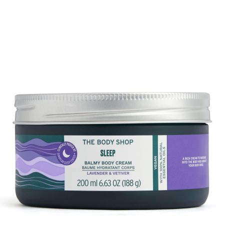 The Body Shop Sleep Balmy Body Cream Crema corporal calmante de lavanda y vetiver 200 ml