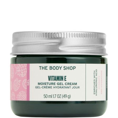 The Body Shop Vitamin E Moisture Gel Cream Crema de día textura gel hidratante iluminadora de vitamina e 50 ml