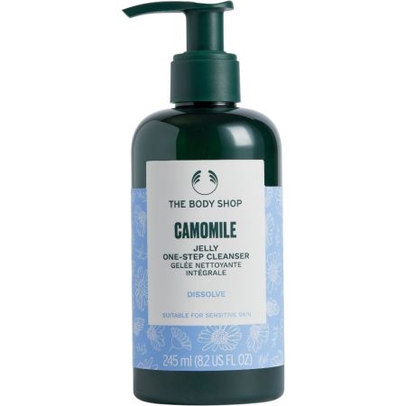 The Body Shop Camomile Jelly One-Step Cleanser Mascarilla iluminadora despierta con una luminosidad de película 245 ml