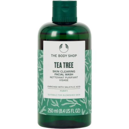 The Body Shop Tea Tree Skin Clearing Facial Wash Gel limpiador facial enriquecido con árbol del té 250 ml