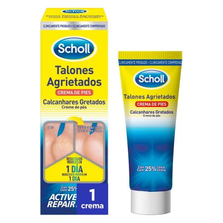 Scholl Talones Agrietados Crema De Pies Crema de pies protege de las infecciones para talones agrietados 60 ml