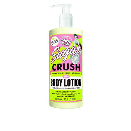 Soap & Glory Sugar Crush Body Lotion 3 In 1 Loción corporal dulce cítrica e hidratante con seis aceites acondicionadores 500 ml