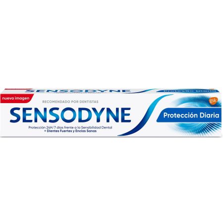Sensodyne Dentífrico Protección Diaria Pasta de dientes de uso diario con protección anticaries 75 ml