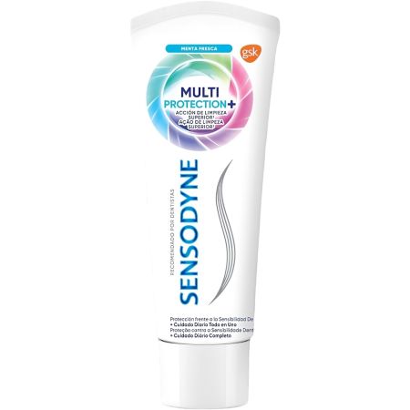 Sensodyne Dentífrico Multi Protection+ Pasta de dientes protege frente a la sensibilidad dental sabor menta fresca 75 ml