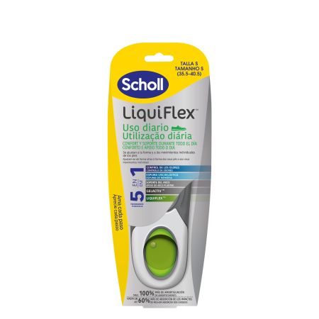 Scholl Liqui Flex Uso Diario Talla S Plantillas para uso diario proporcionar confort y soporte
