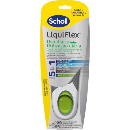 Scholl Liqui Flex Uso Diario Talla L Plantillas para uso diario proporcionar confort y soporte