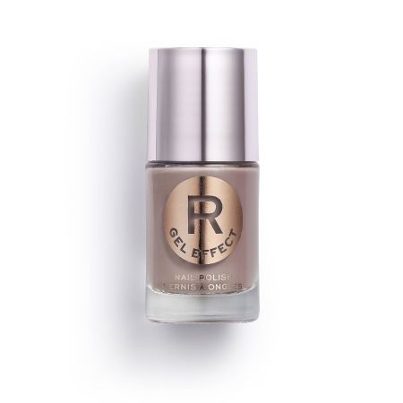 Revolution Gel Effect Nail Polish Esmalte de uñas nude con un acabado de efecto gel transparente