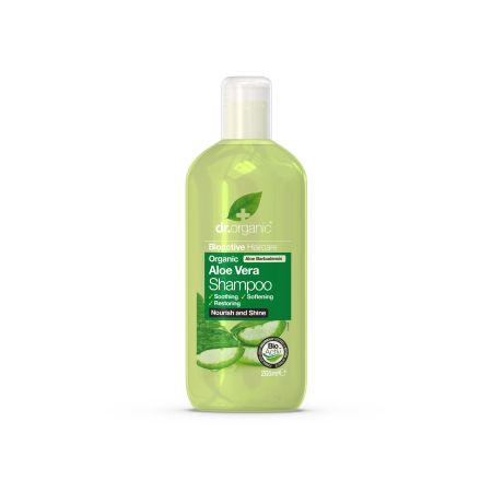 Dr.Organic Bioactive Haircare Organic Aloe Vera Shampoo Champú vegano hidrata suaviza y da brillo con aloe vera 265 ml