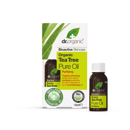 Dr.Organic Tea Tree Pure Oil Árbol del té acción purificante antiséptica e insecticida 10 ml