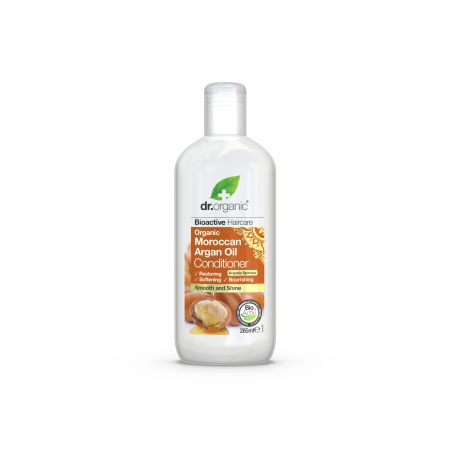 Dr.Organic Bioactive Haircare Organic Moroccan Argal Oil Conditioner Acondicionador hidratante y nutritivo anticaspa con aceite de argán marroquí 265 ml