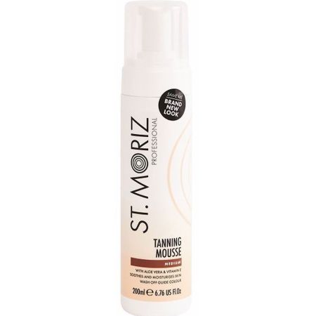 St.Moriz Tanning Mousse Medium Autobronceador piel hidratada con un acabado luminoso 200 ml