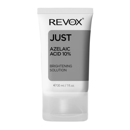 Revox Just Azelaic Acid 10% Brightening Solution Solución iluminadora facial elimina eficazmente las bacterias causantes del acné 30 ml